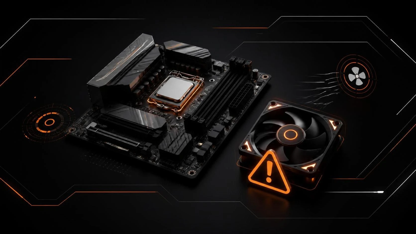 Компьютер выдает ошибку CPU Fan Error при включении ПК