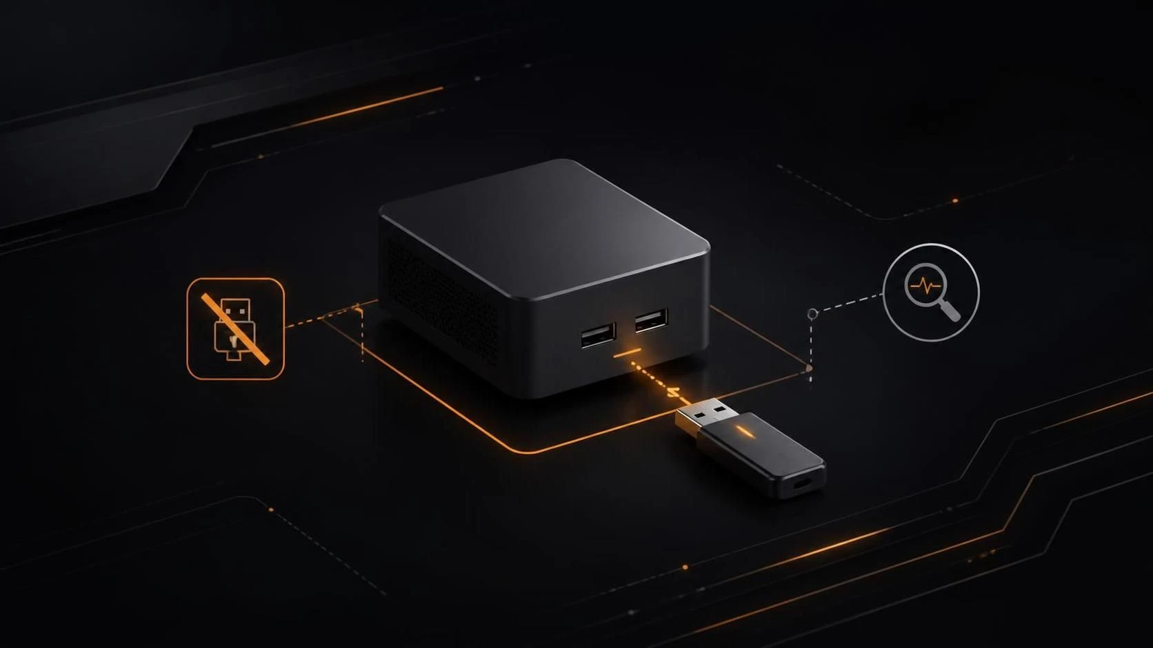 Компьютер не видит флешку через порты USB на передней панели