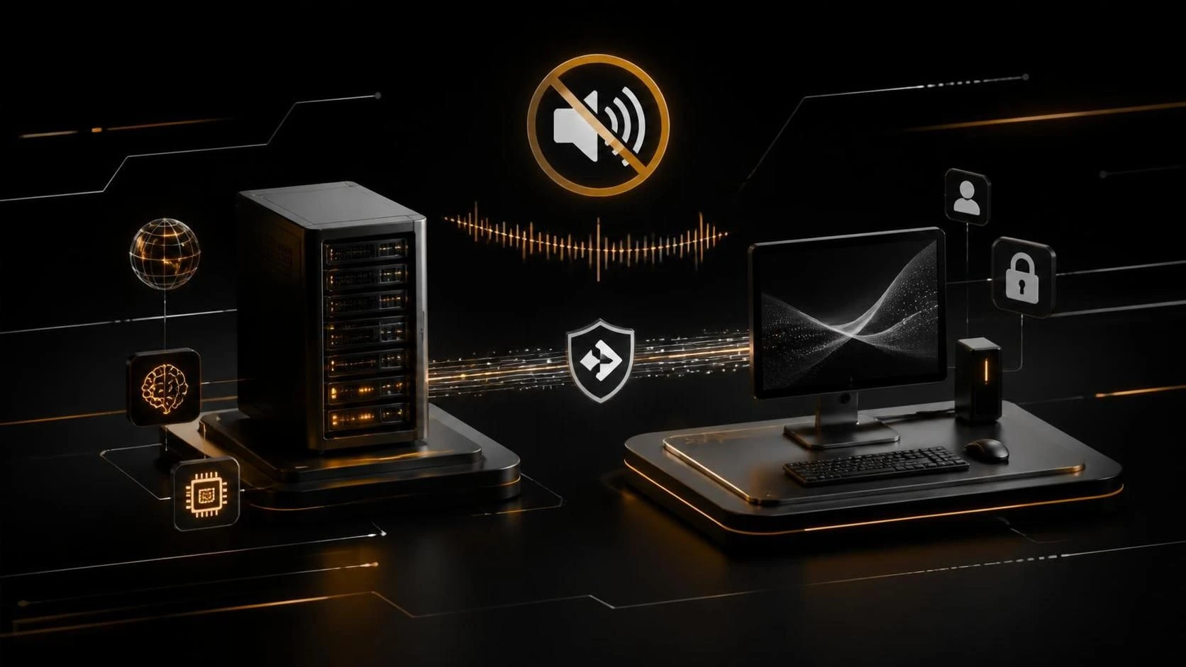 RDP или AnyDesk не передают звук с удаленного ИИ сервера