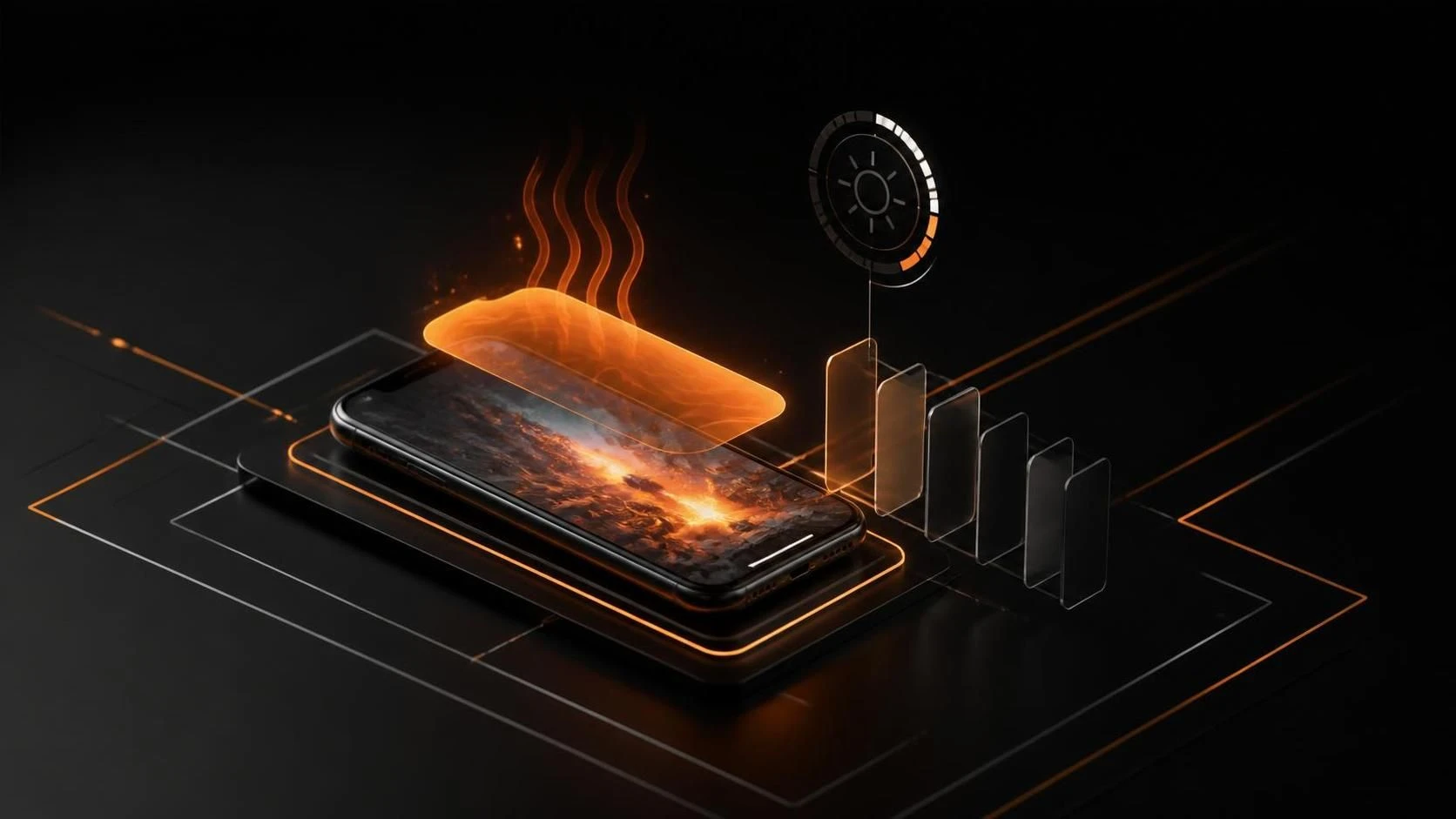 iPhone сам снижает яркость экрана в играх и греется