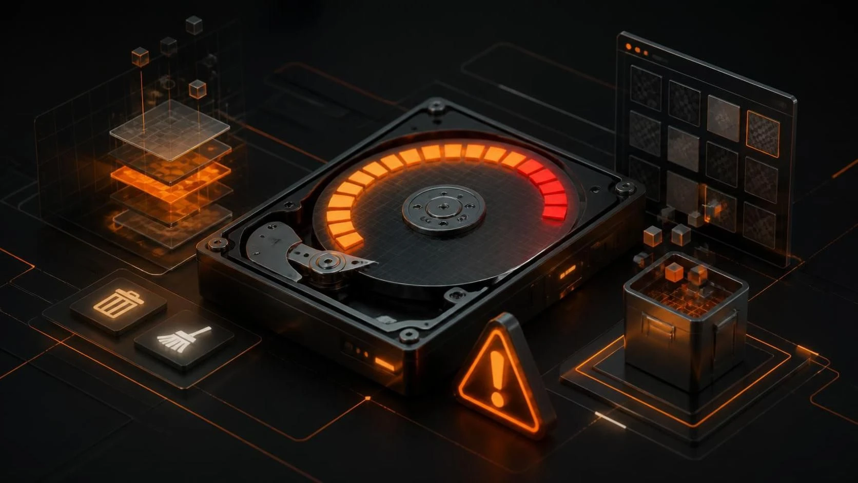 Ошибка Диски царапины переполнены в Photoshop Scratch Disks