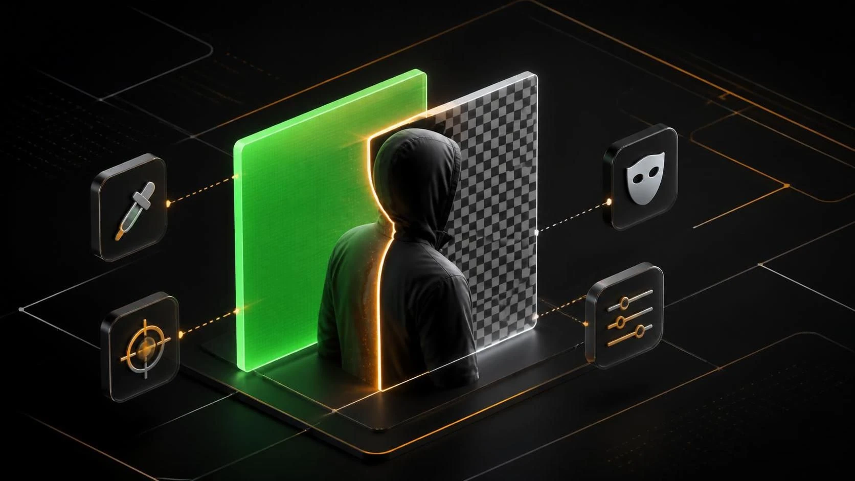 Убрать зеленый фон хромакей в Premiere Pro фильтром Ultra Key